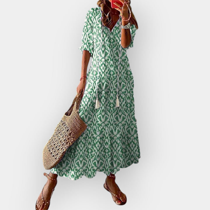 Boho Stil Maxi Obleka