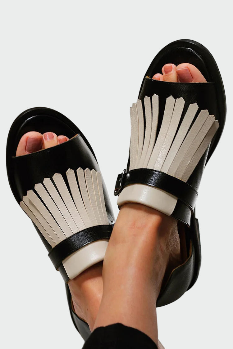 Lucrezia | Elegantne platforme sandale s resicami