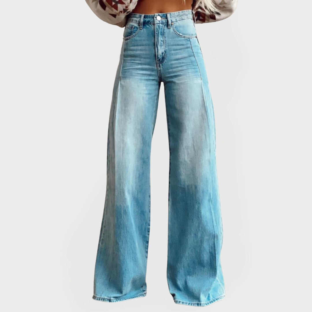 Trendy Široke Hlače iz Jeansa