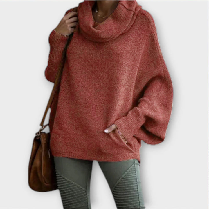 Ulrike - Elegantni ženski pulover s turtleneck ovratnikom
