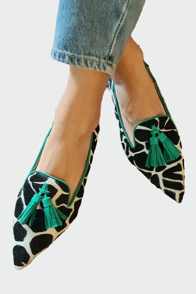 Eleganckie Mokasyny z Ostrym Noskiem
