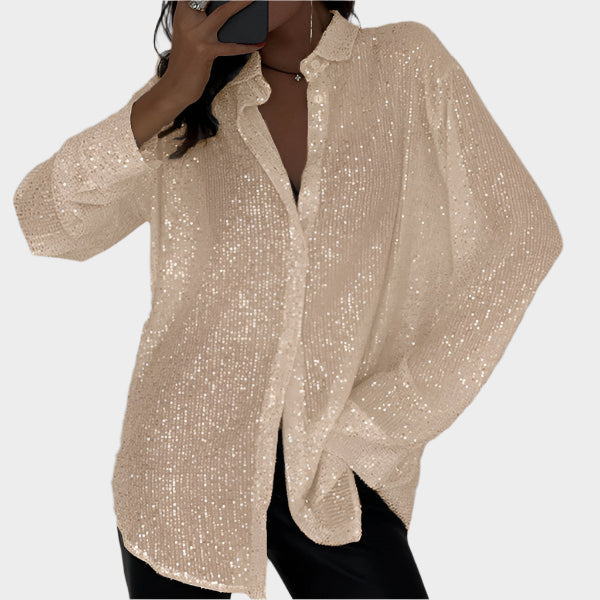 Zabavna Bluza s Paillettes