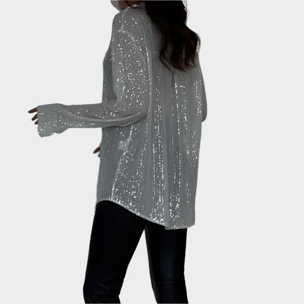 Zabavna Bluza s Paillettes