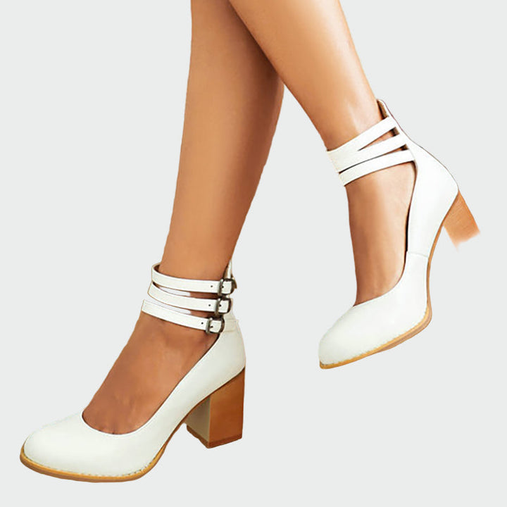 Káa™ | Elegant Sandals with Chunky Heel