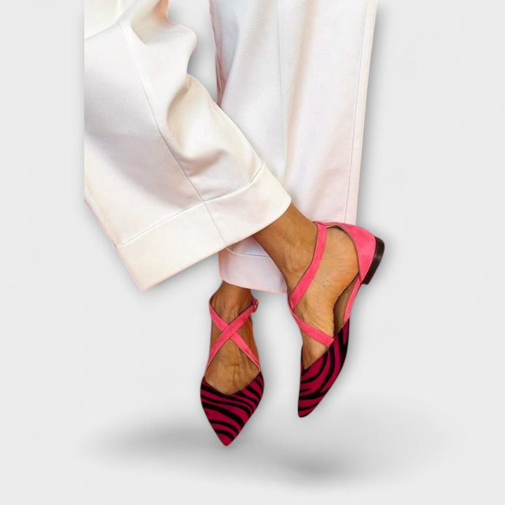 Pink Zebra Flats