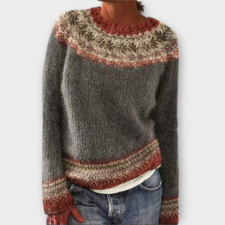 Suzu - Vintage Pletena Pulover za Ženske