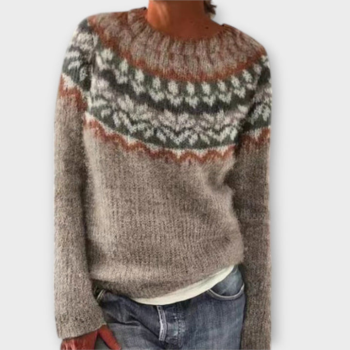 Suzu - Vintage Pletena Pulover za Ženske