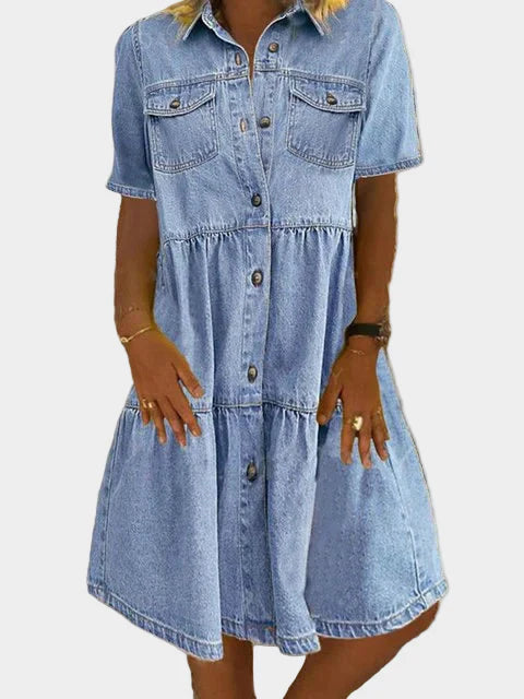 Bohemian Style Jeans Dress