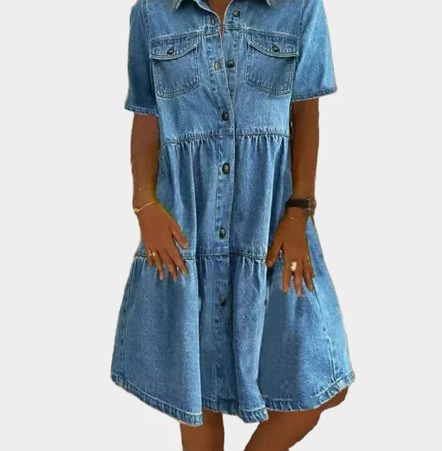 Bohemian Style Jeans Dress