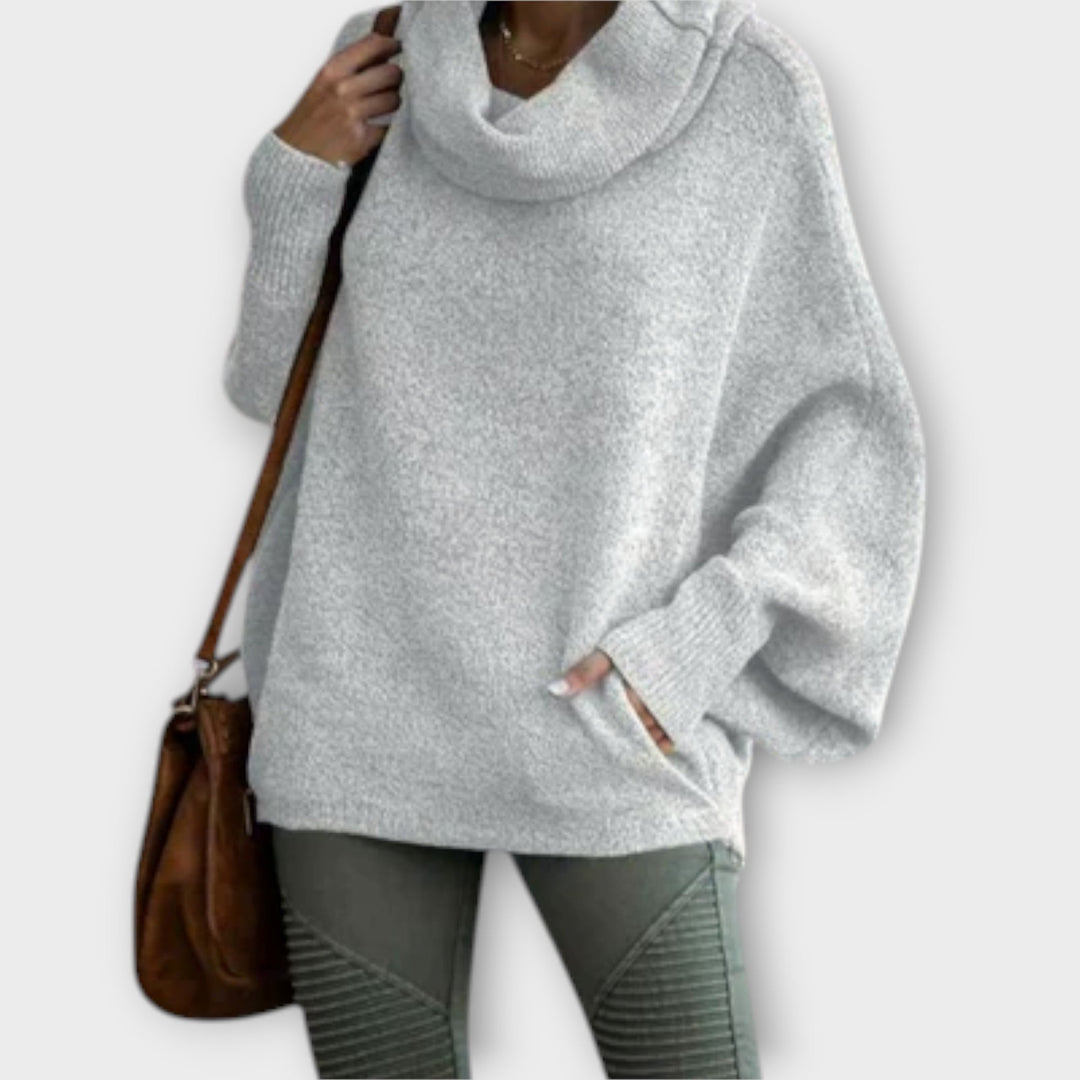 Ulrike - Elegantni ženski pulover s turtleneck ovratnikom