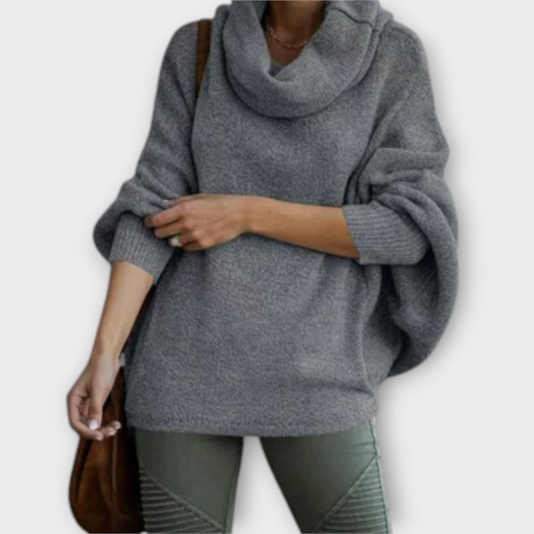 Ulrike - Elegantni ženski pulover s turtleneck ovratnikom