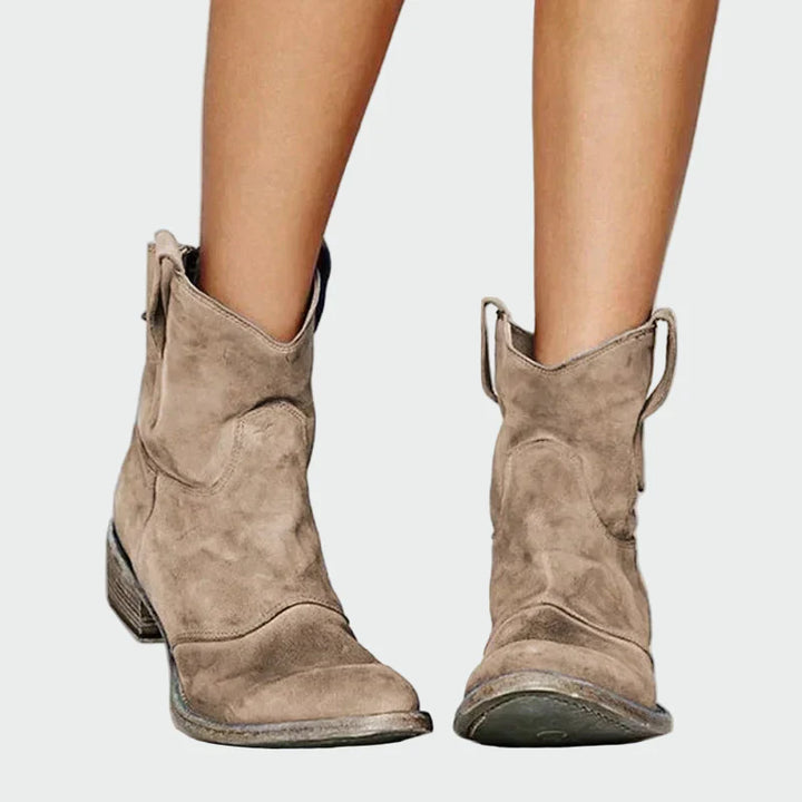 Vintage Cowboy Ankle Boots