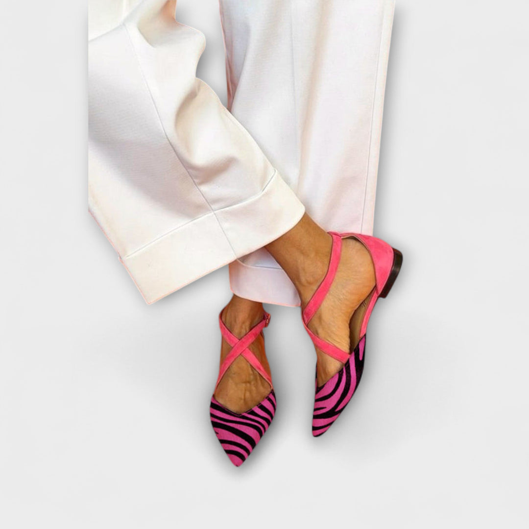 Pink Zebra Flats