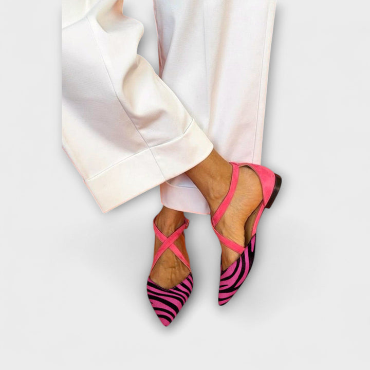 Pink Zebra Flats