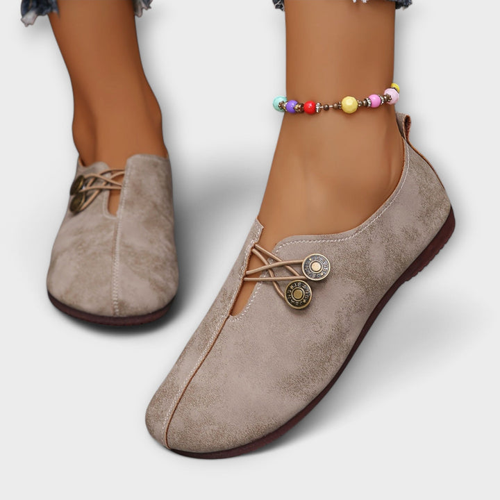 Leather Ballet Flats.