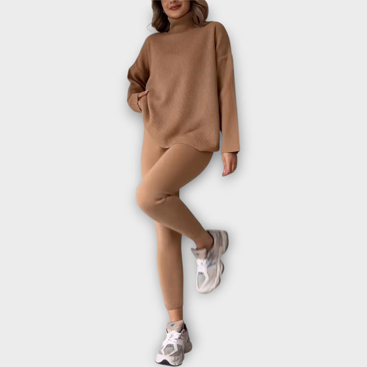 Pleteni set s modernim estetskim dizajnom