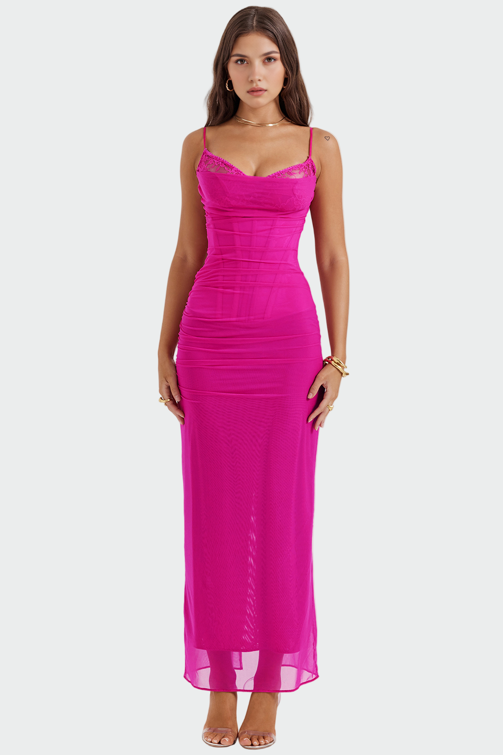 Auri | Tulle Draped Dress