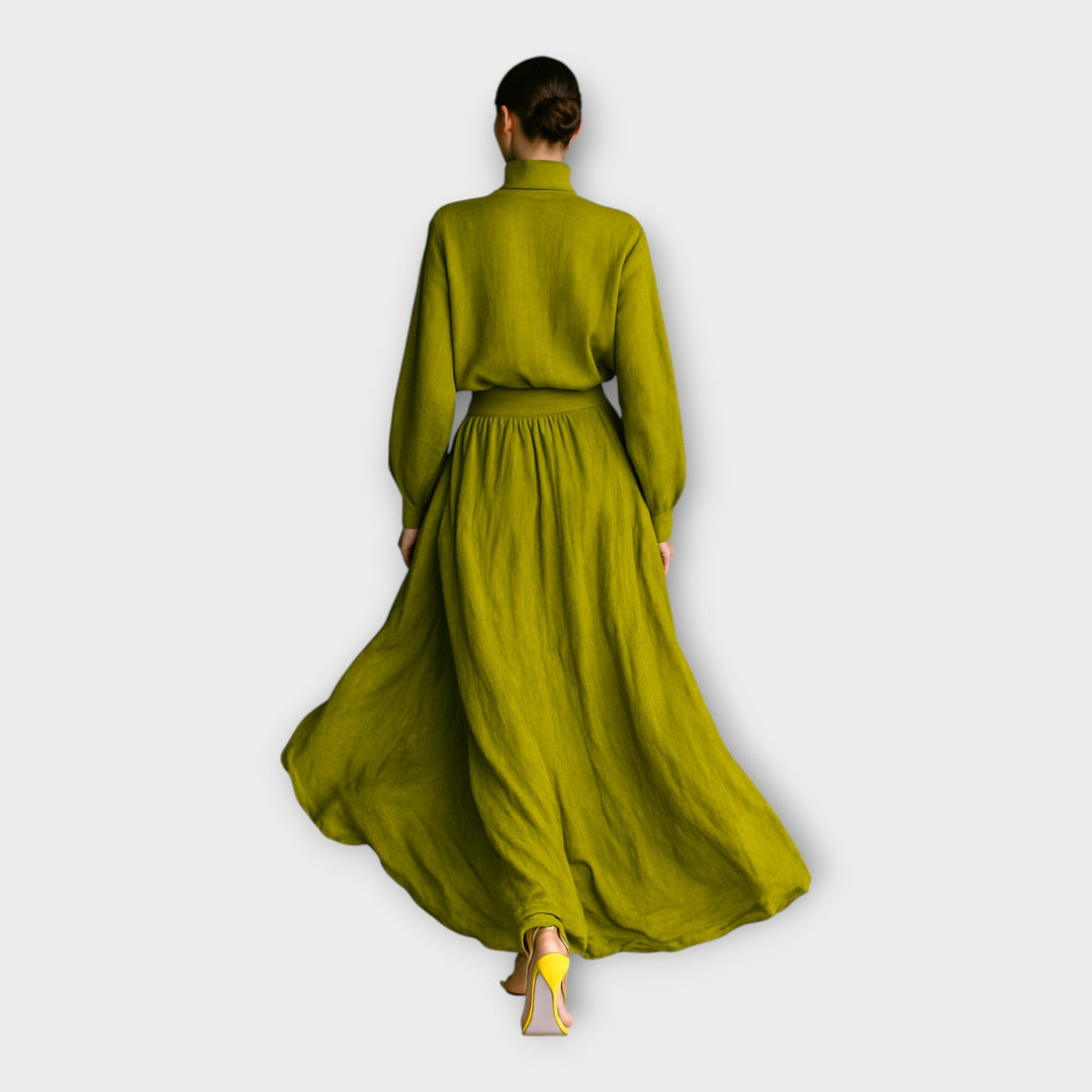 Pleteni set z zračno eleganco