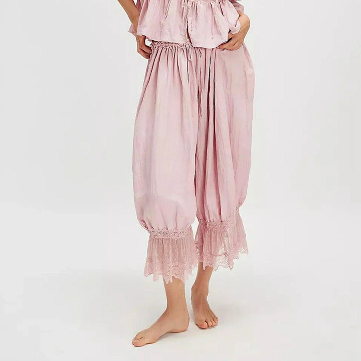 Čipkaste boho hlače