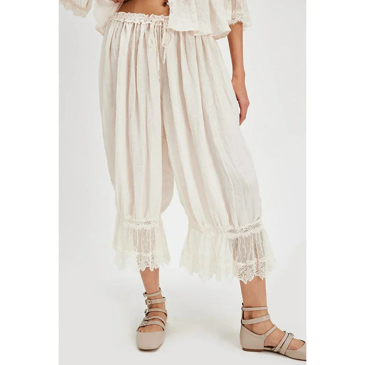 Čipkaste boho hlače