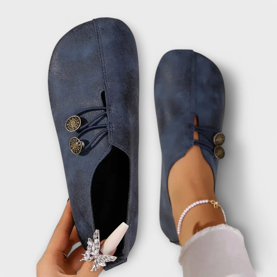 Leather Ballet Flats.