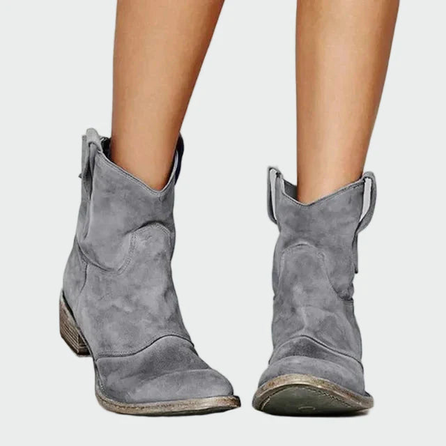 Vintage Cowboy Ankle Boots
