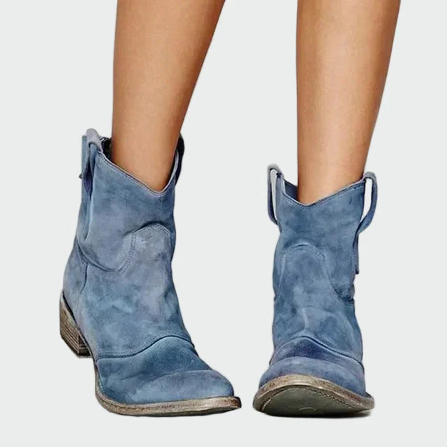 Vintage Cowboy Ankle Boots
