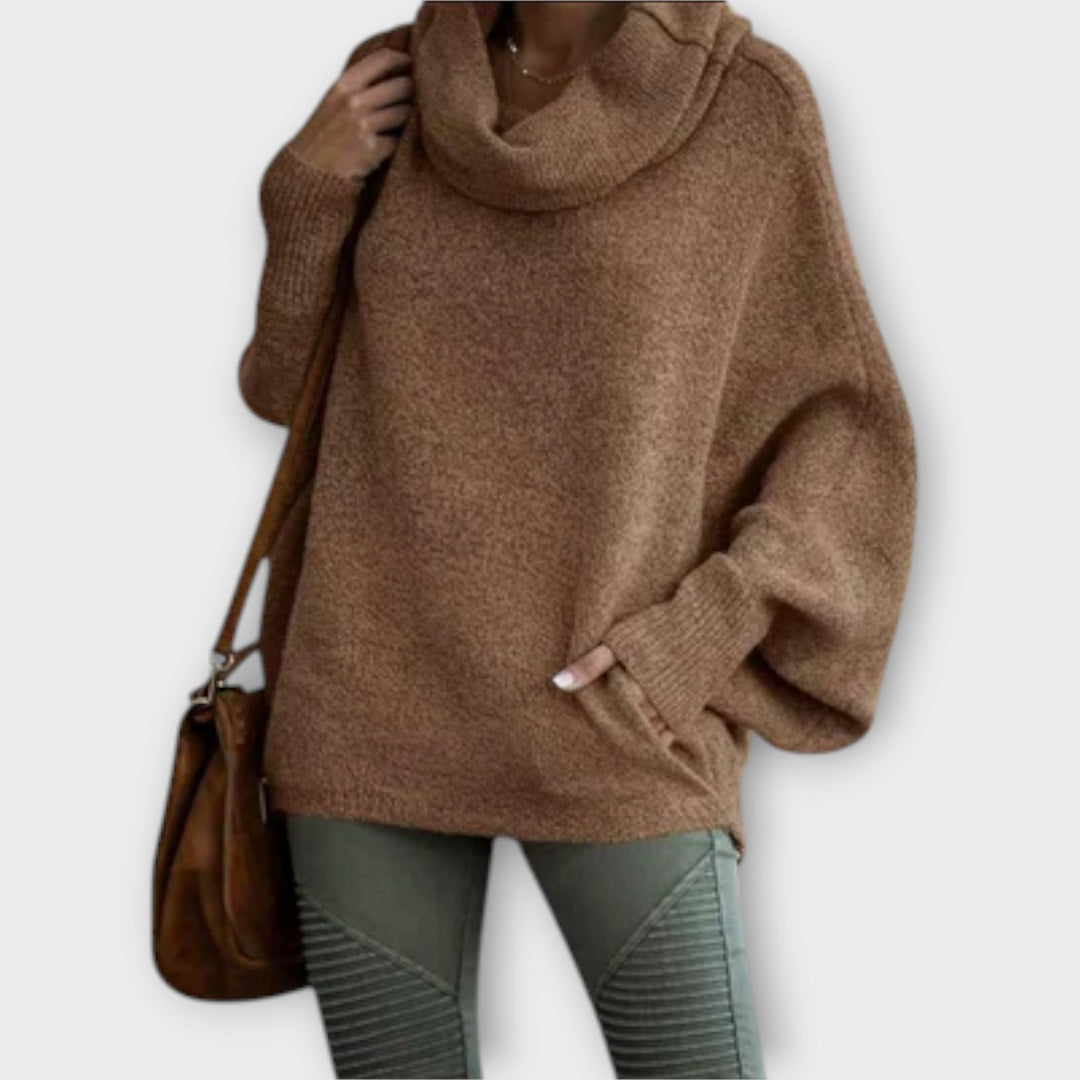 Ulrike - Elegantni ženski pulover s turtleneck ovratnikom