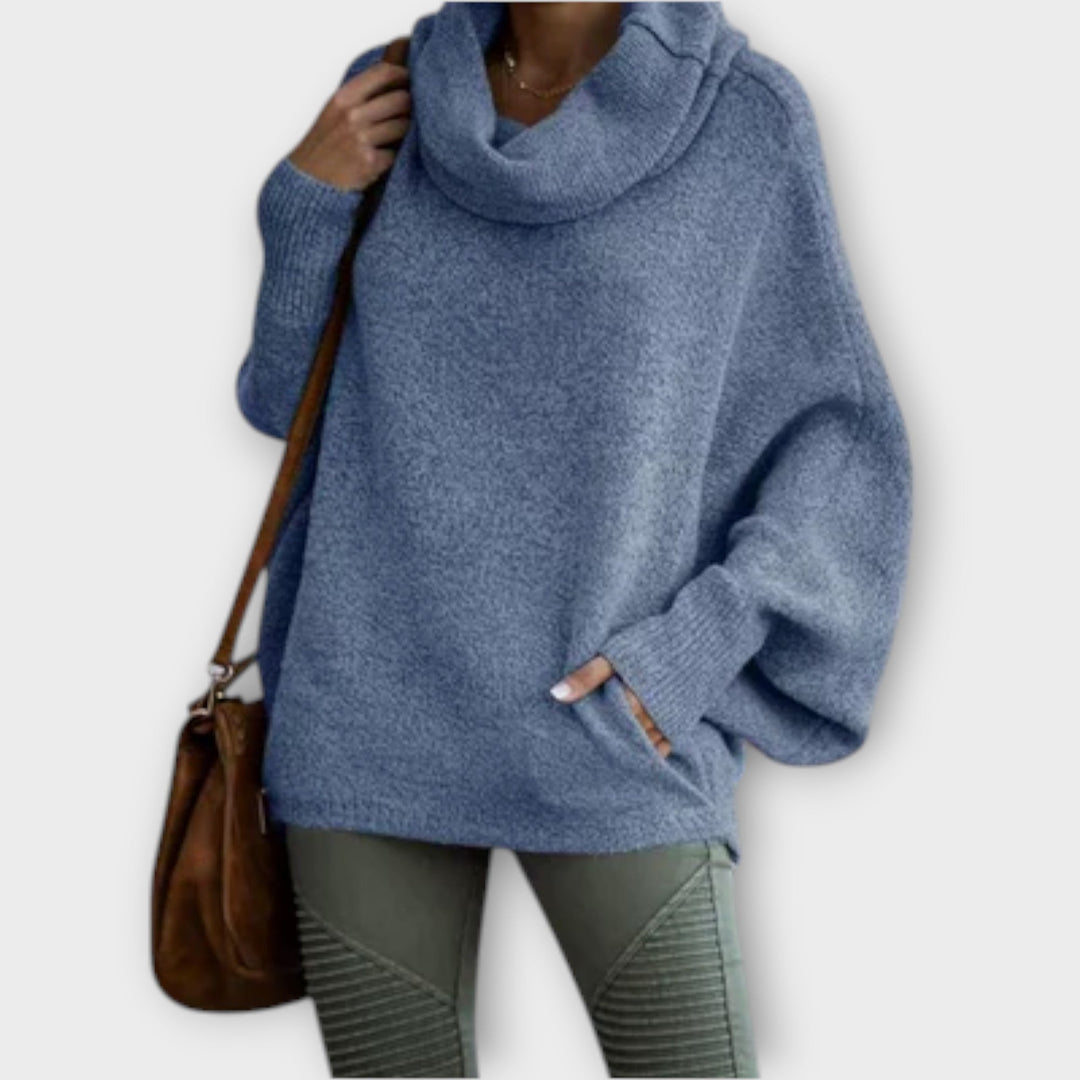 Ulrike - Elegantni ženski pulover s turtleneck ovratnikom