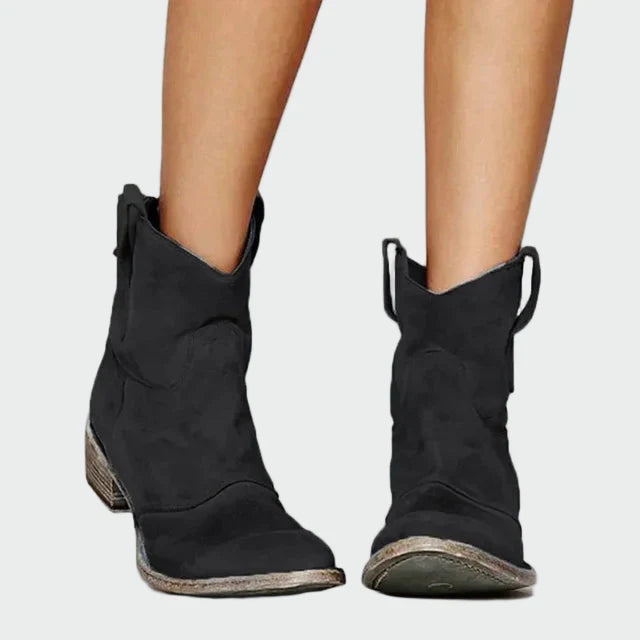 Vintage Cowboy Ankle Boots