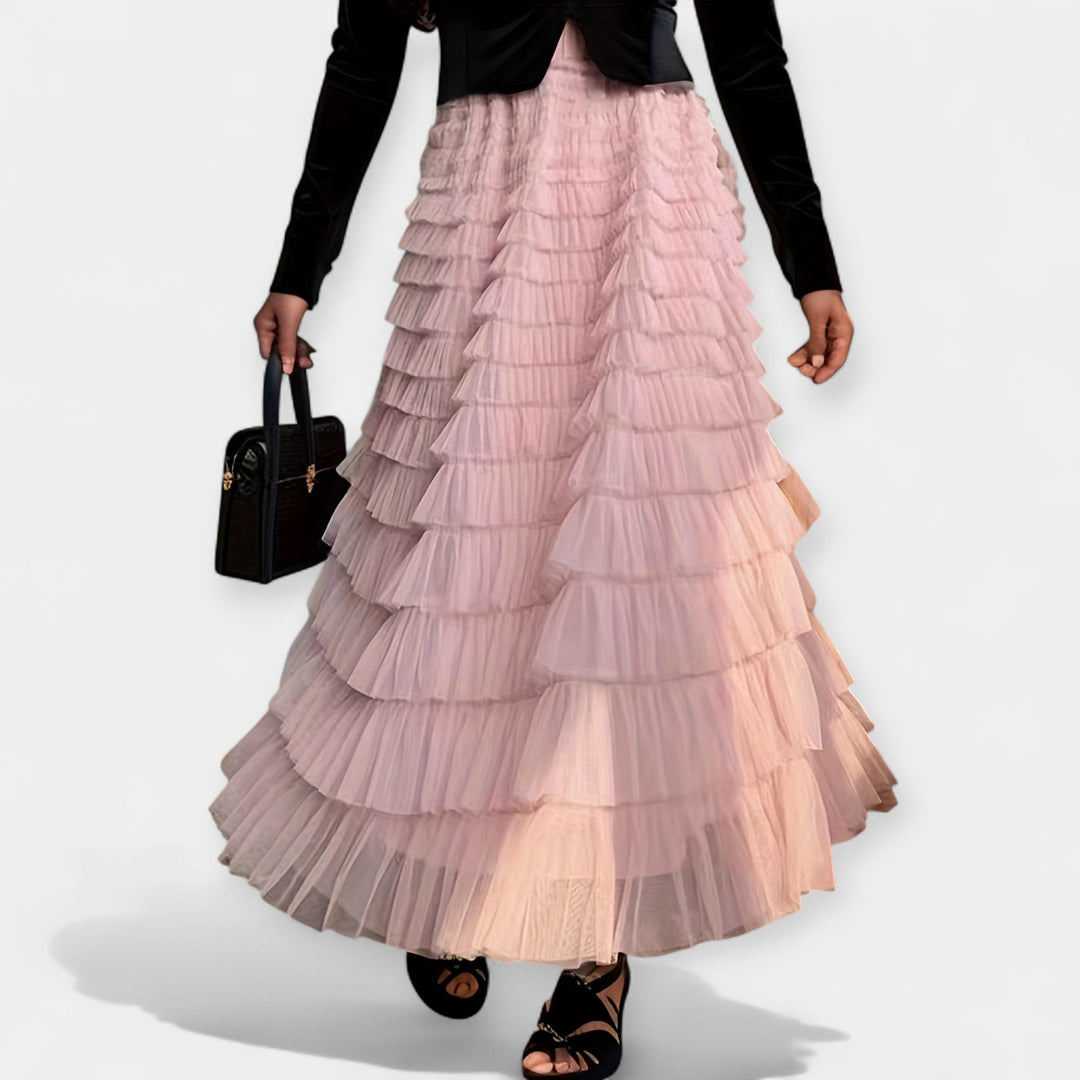 Elegantna Krila z Tulle Okrasnimi Detajli