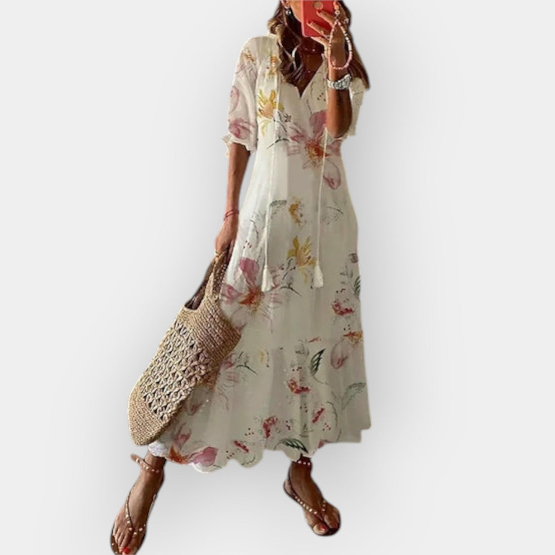 Boho Stil Maxi Obleka