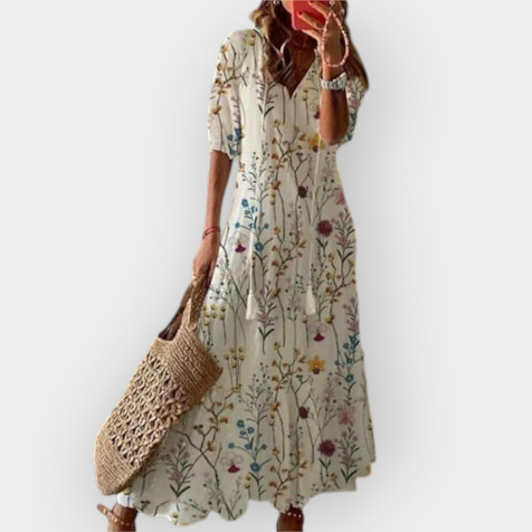 Boho Stil Maxi Obleka